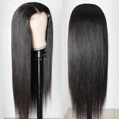 Fayuan 5X5 Bone Straight Lace Closure Wig