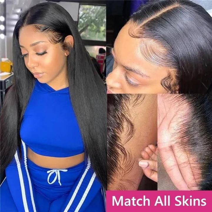 Fayuan 5X5 Bone Straight Lace Closure Wig