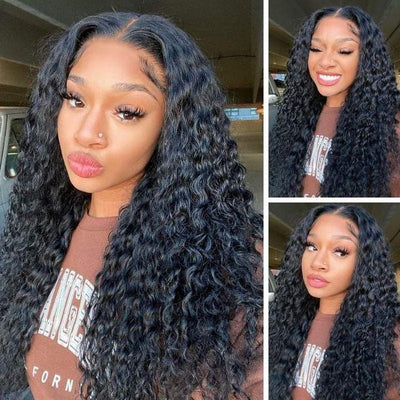 Fayuan 180% Premade 13x4 Lace Frontal Water Wave Wig