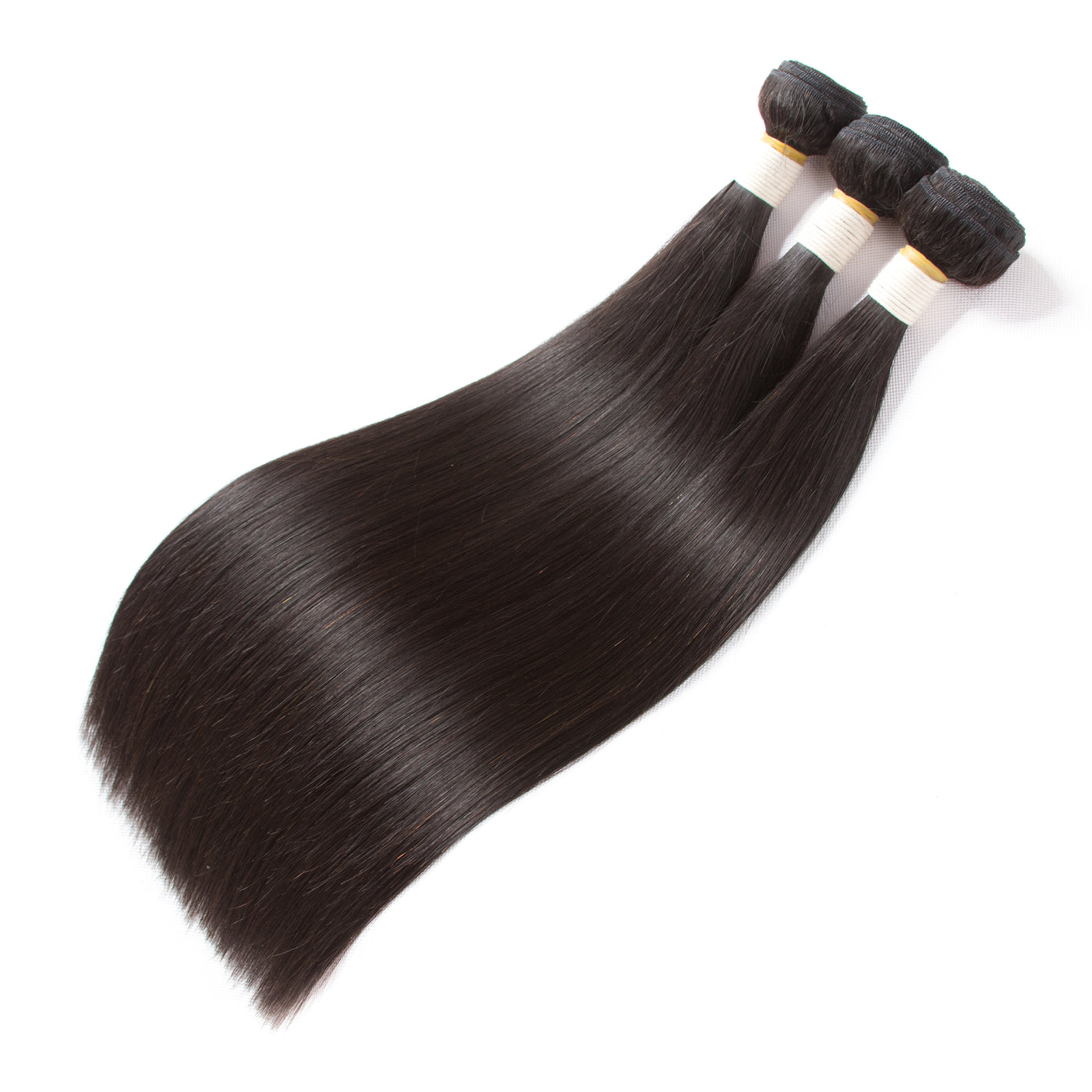 Fayuan bone straight bundles with 4x4 closure & 5x5 closure