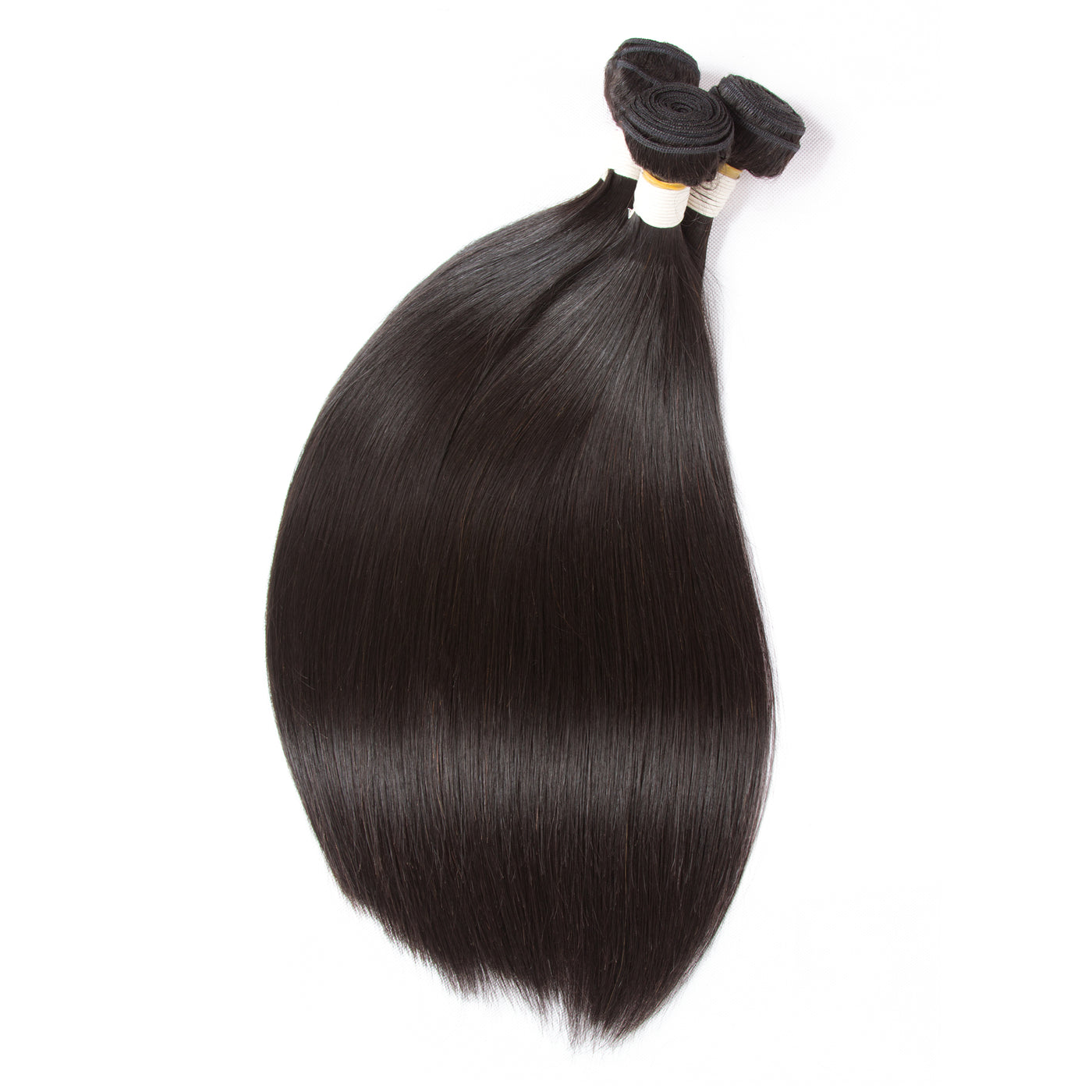 Fayuan bone straight bundles with 4x4 closure & 5x5 closure