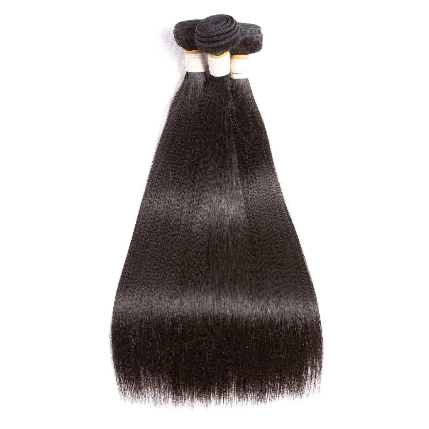 Fayuan bone straight bundles with 4x4 closure & 5x5 closure