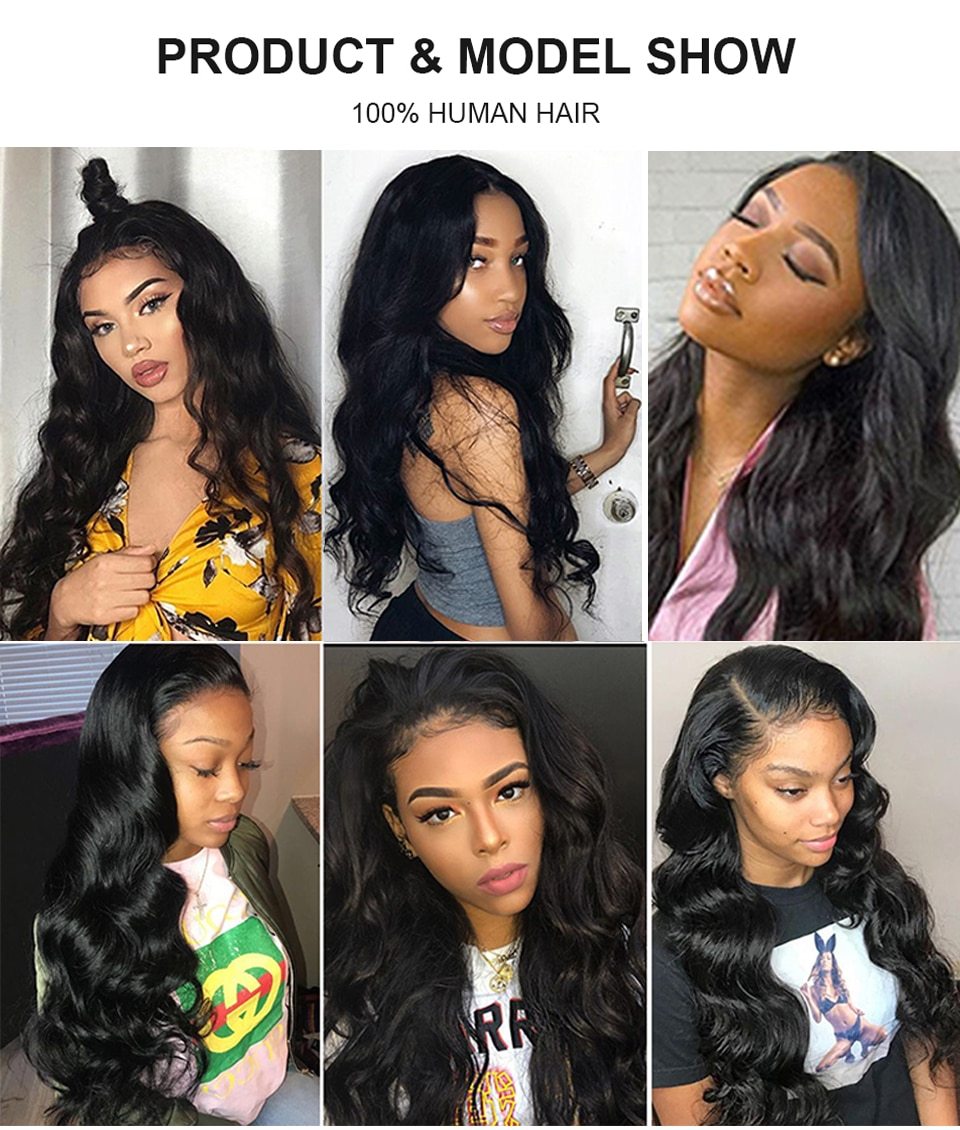 Fayuan Body wave 4x4 Lace Closure Wig