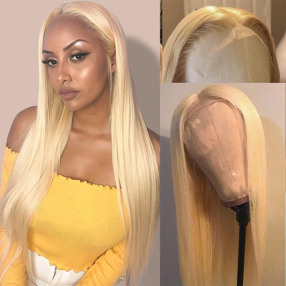 Fayuan Straight Blonde 613 Lace Wigs