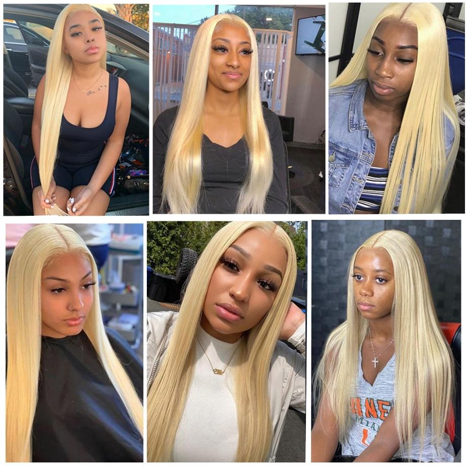 Fayuan Straight Blonde 613 Lace Wigs