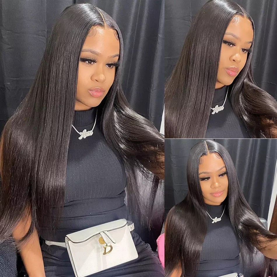 Fayuan 5X5 Bone Straight Lace Closure Wig