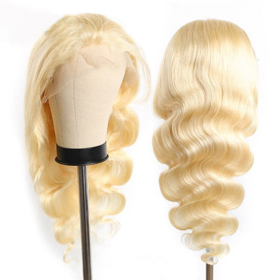 Fayuan Body wave 613 Blonde Lace closure & Lace frontal wig