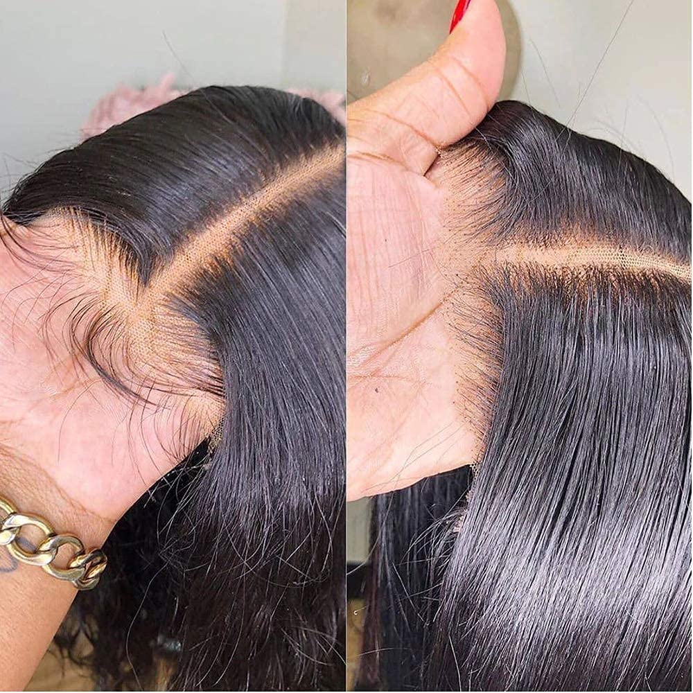 Fayuan 180% Density Straight Frontal Wig